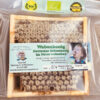 rahmen-klein-produkt Bodensee Bio Wabenhoing im kleinen Holzrähmchen (10x10 cm) mind. 200 Gramm - HERBST & WINTERAKTION!